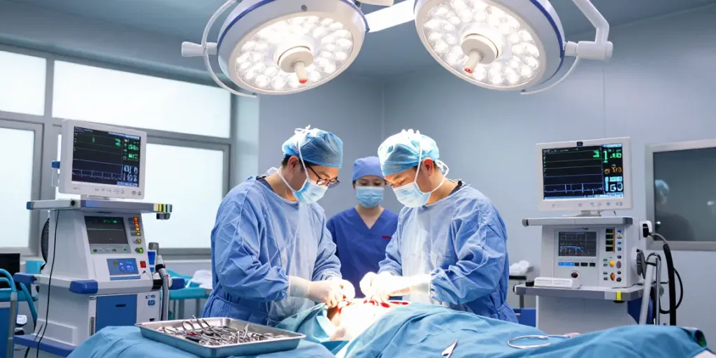 Thoracic surgery UAE in action, highlighting advanced operating techniques and expert medical teams.