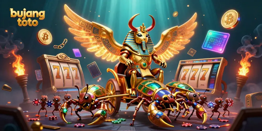Engage with bujang toto gaming adventures, featuring vibrant characters and exciting slot elements.