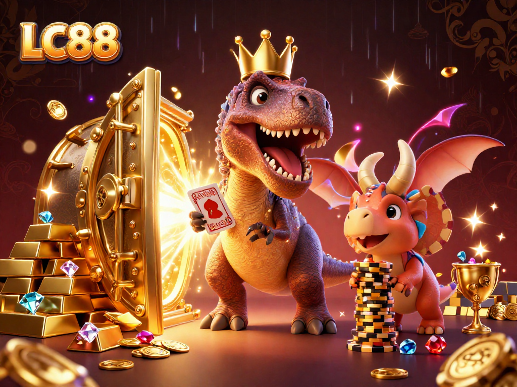 LC88 offers players an engaging experience with 3D characters and vibrant casino elements.