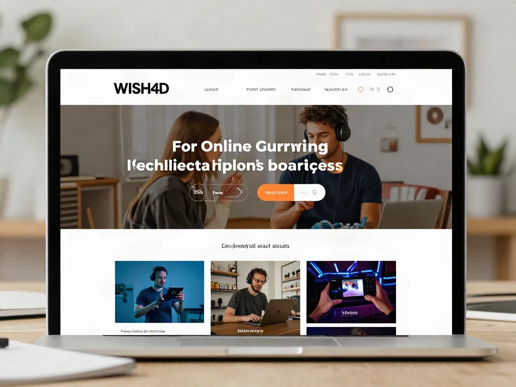 WISH 4D trusted online gaming service, showcasing community-driven gaming experience with easy access links.