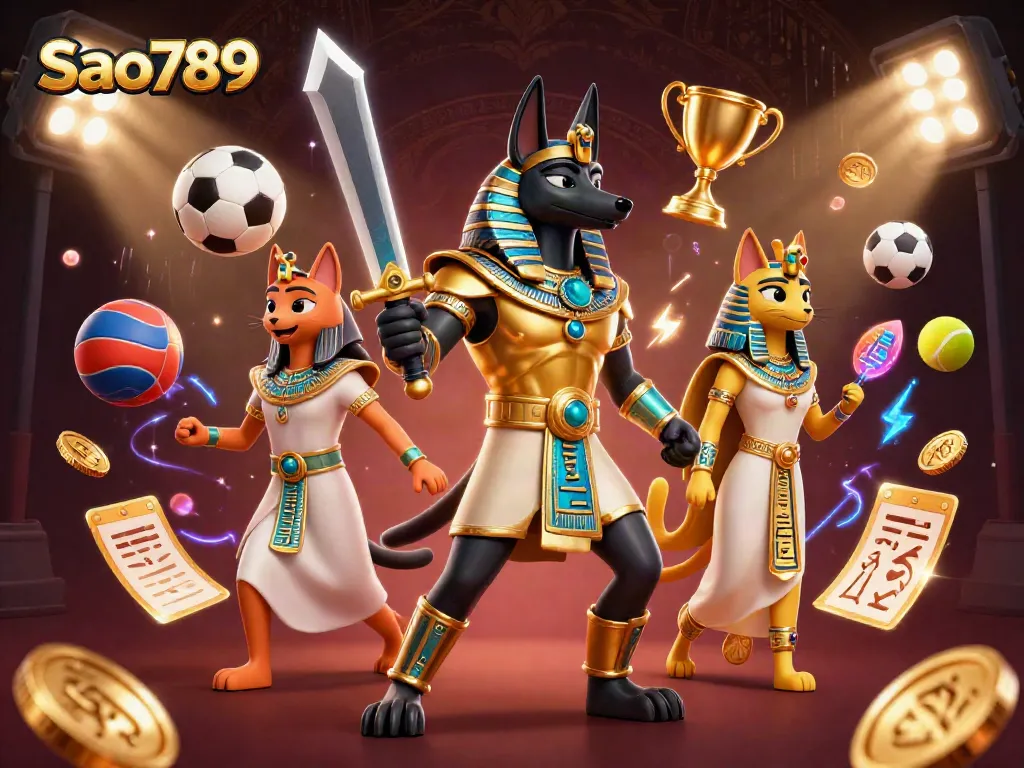 Experience thrilling gameplay with Sao789's ancient warrior theme and dynamic sports elements.