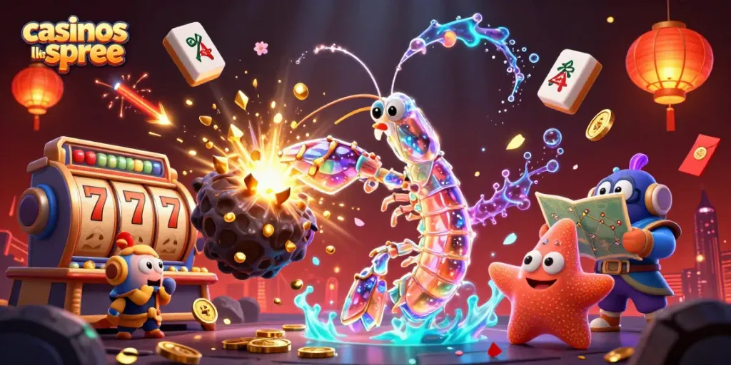 Play slots like casinos like spree with vibrant visuals, cosmic elements, and rewarding symbols.