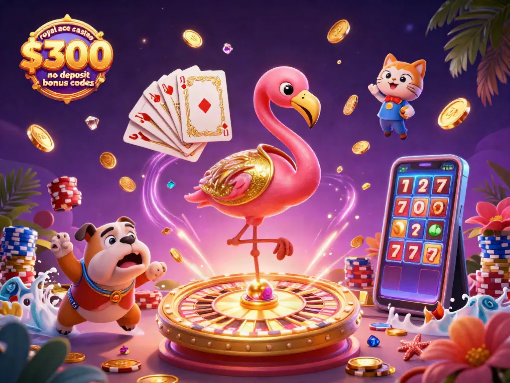 Spin and win with royal ace casino $300 no deposit bonus codes while enjoying vibrant casino excitement.