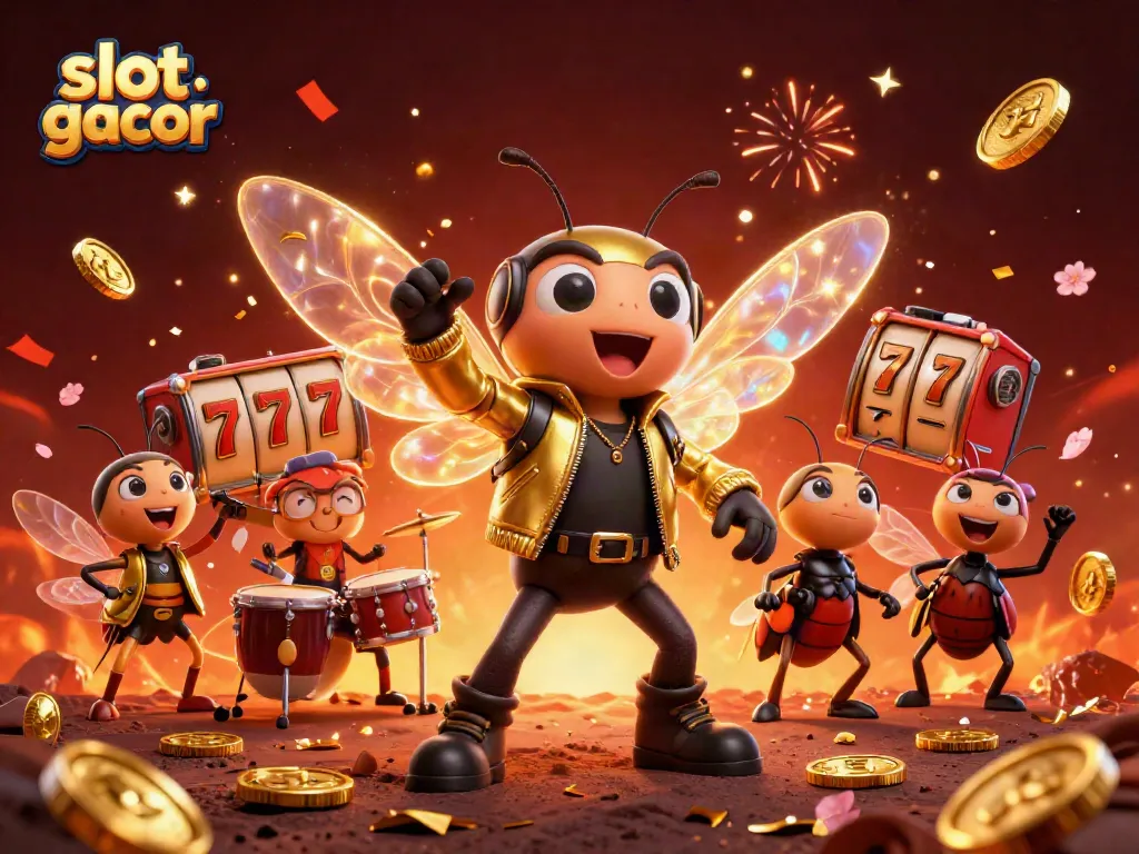 Menang besar di slot gacor dengan cicada rock star dan peti harta emas yang berkilauan.