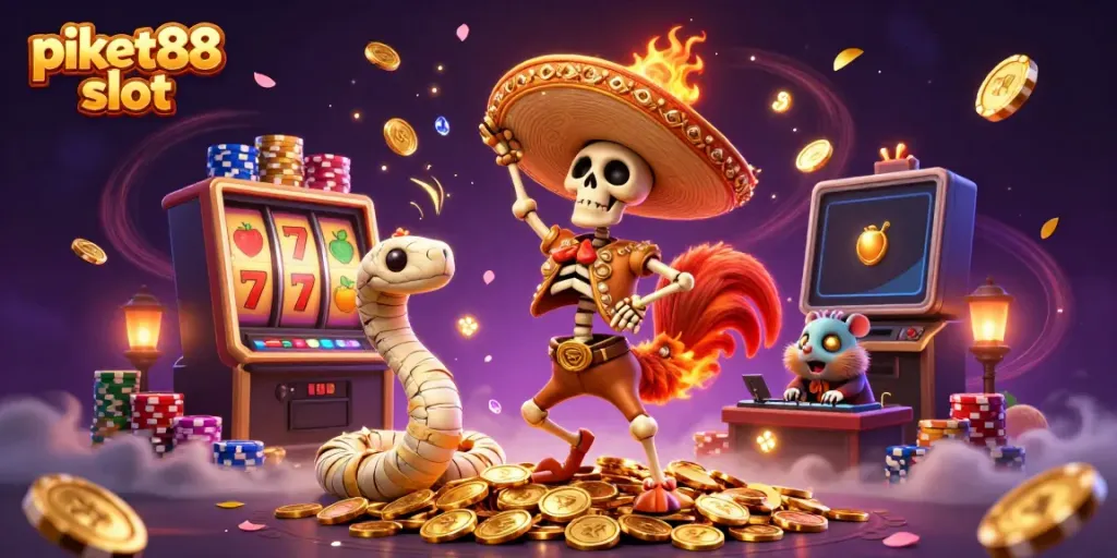 Experience exciting gameplay with the piket88 slot, showcasing vibrant characters and dynamic elements.