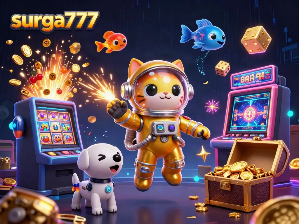 Experience thrilling gameplay and jackpots at surga777 with engaging characters and dynamic casino elements.