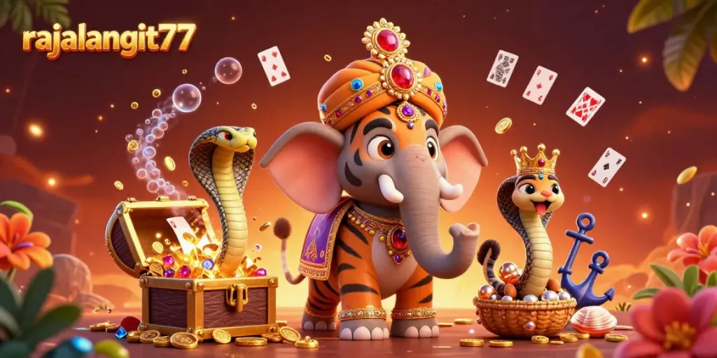 Rasakan sensasi bermain judi online di rajalangit77 dengan elemen permainan berwarna-warni dan karakter unik.