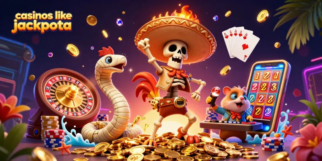 Experience thrilling gameplay with casinos like jackpota featuring dynamic characters and vibrant game elements.