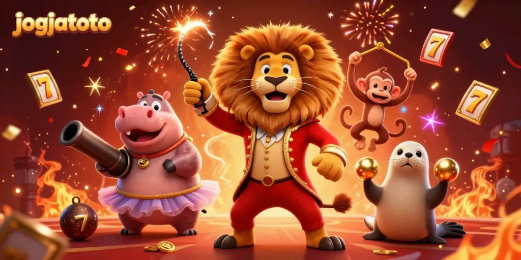 Experience winning thrills with jogjatoto's vibrant online casino adventures featuring beloved characters.