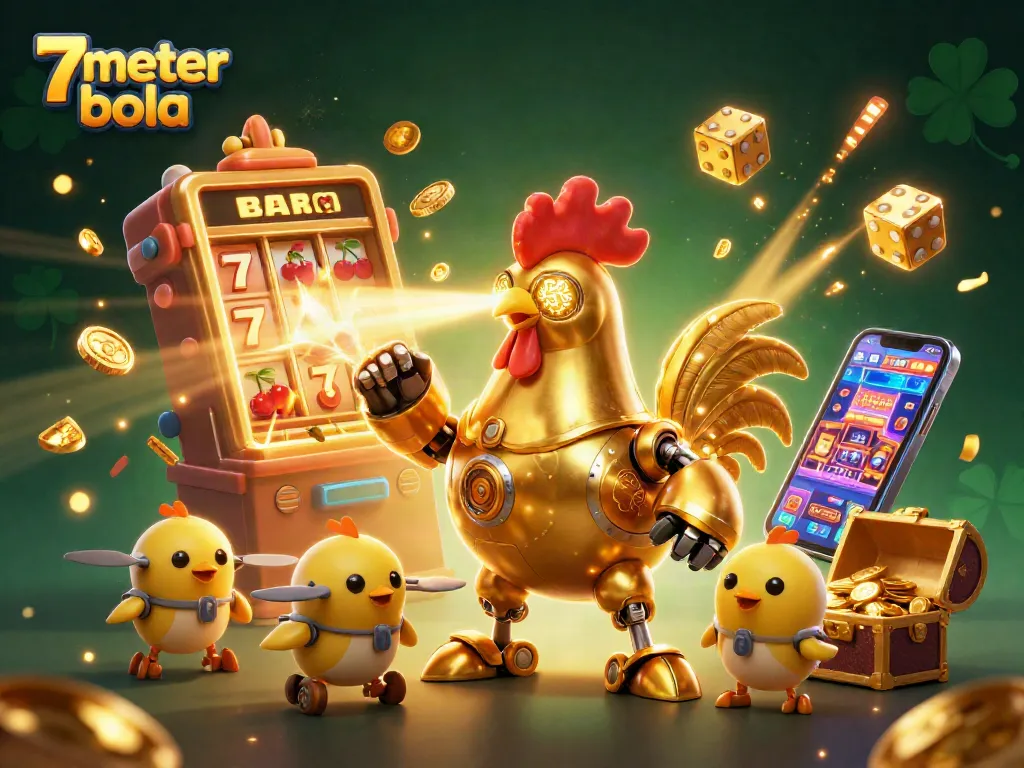 Experience thrilling bets on 7meter bola's vibrant, interactive casino scene with colorful game elements.